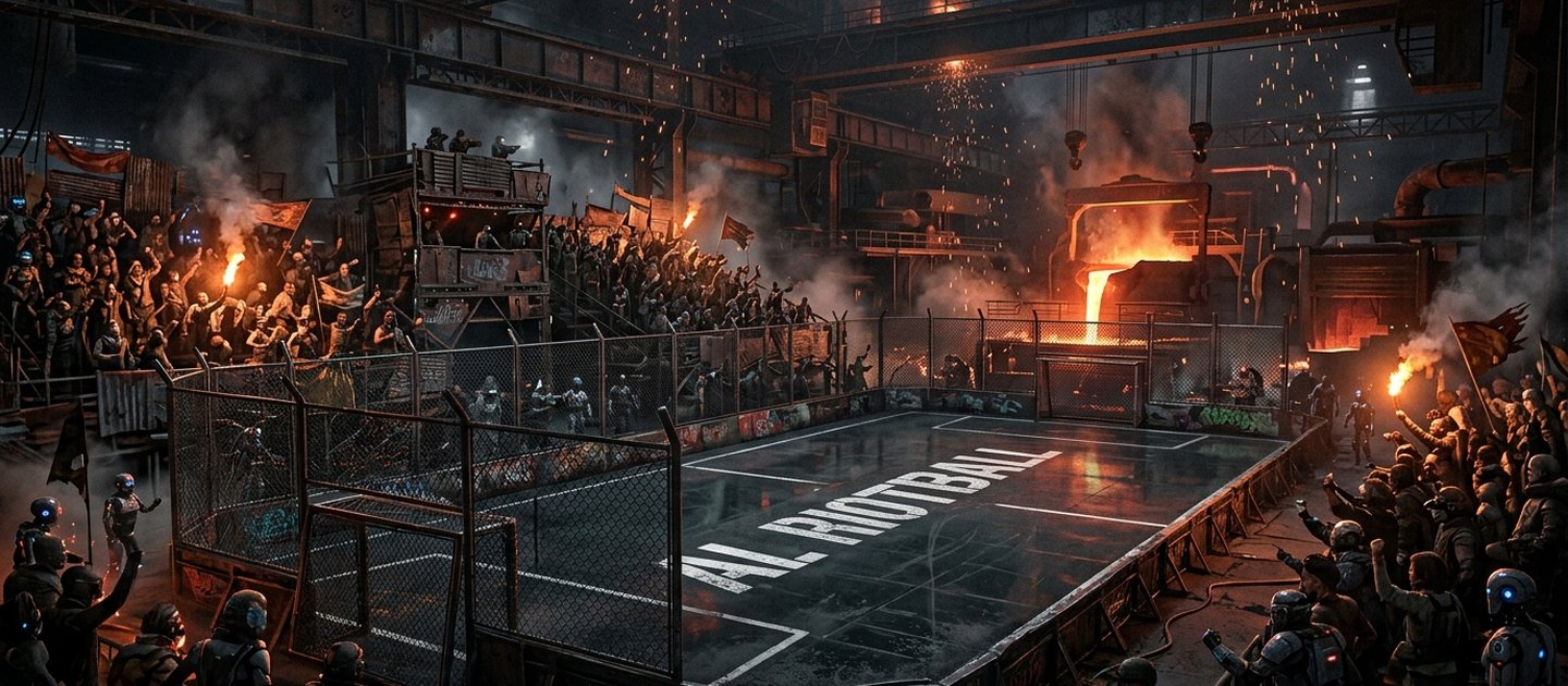 IRON HEARTS home arena — THE FORGE — DUST RIDGES FOUNDRY DISTRICT