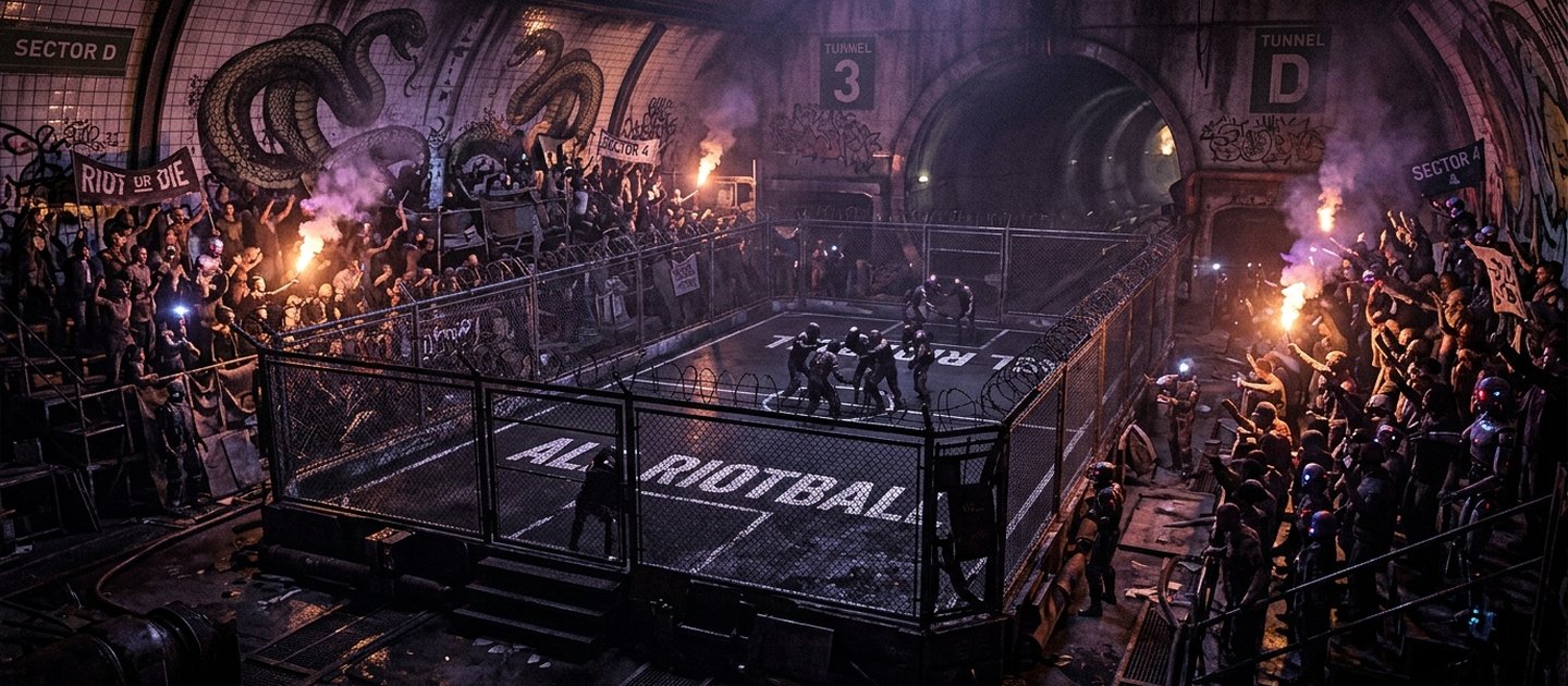 OBSIDIAN LEGION home arena — THE COIL — IRRADIATED SUBWAY DEPTH 3