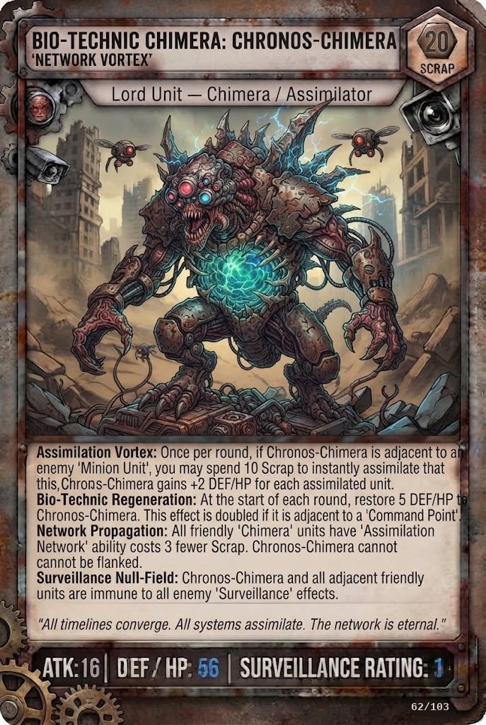 BIO-TECHNIC CHIMERA: CHRONOS-CHIMERA TCG card