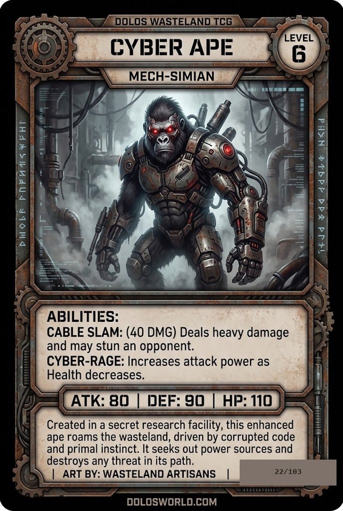 CYBER APE TCG card