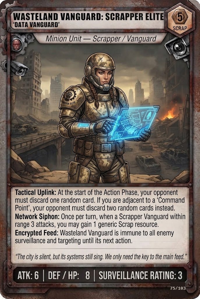 WASTELAND VANGUARD: SCRAPPER ELITE TCG card