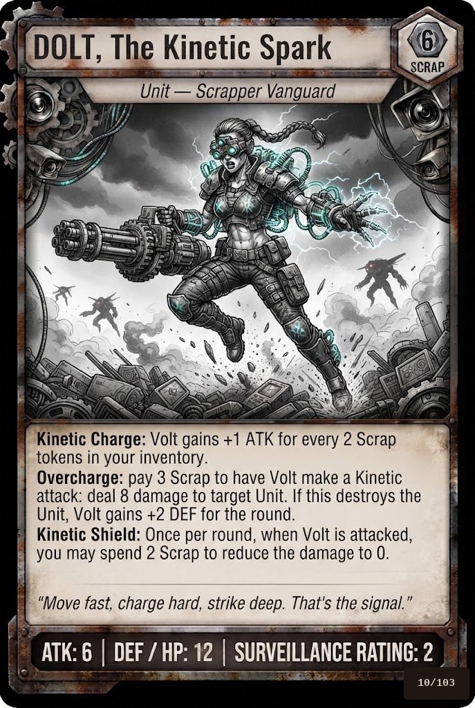 DOLT, THE KINETIC SPARK card