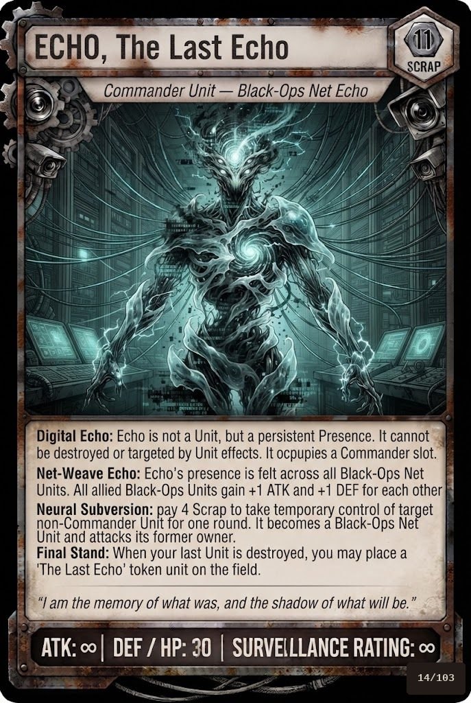 ECHO, THE LAST ECHO TCG card