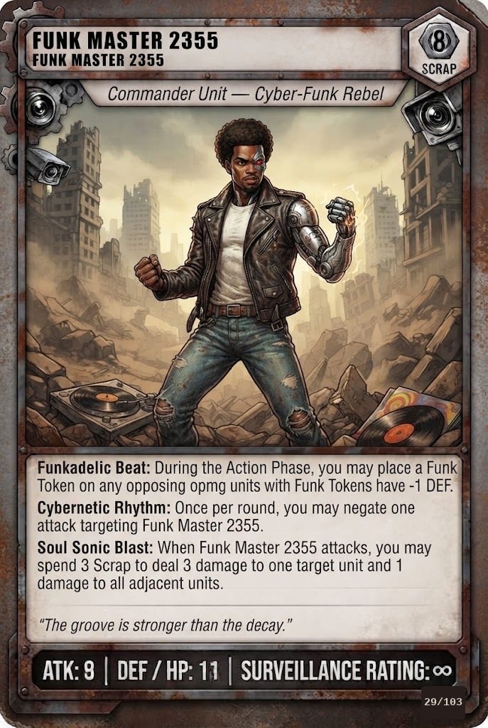 FUNK MASTER 2355 TCG card