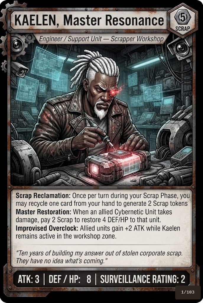 KAELEN, MASTER RESONANCE card
