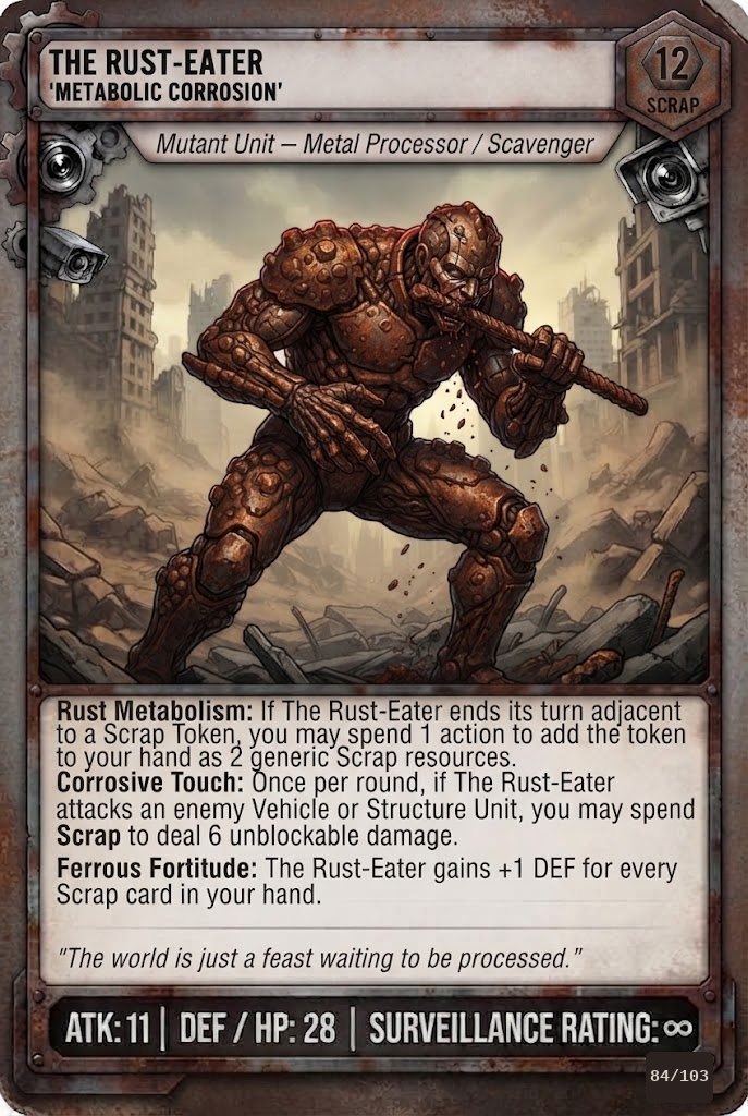 THE RUST-EATER TCG card