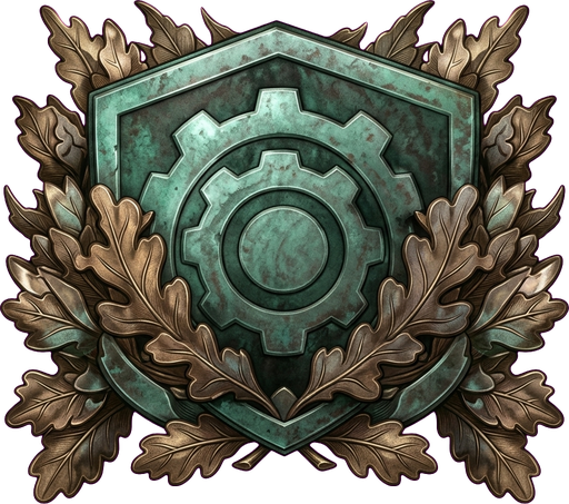 Verdigris Vanguard gear emblem