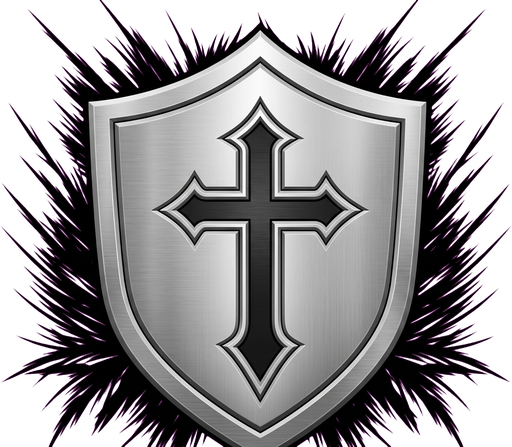 White Guards shield and cross emblem